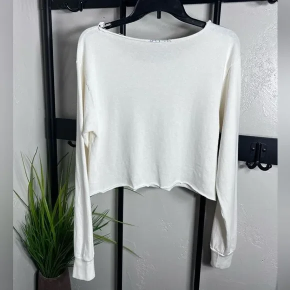 John Galt New York Live 97 Long Sleeve crop T-Shirt Size medium - Picture 3 of 12